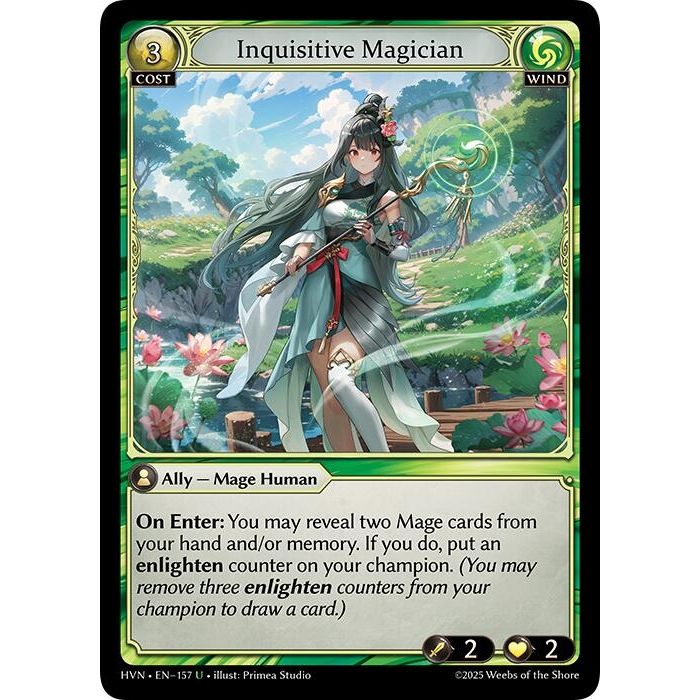 Image for Inquisitive Magician (157) (Abyssal Heaven) - Grand Archive TCG