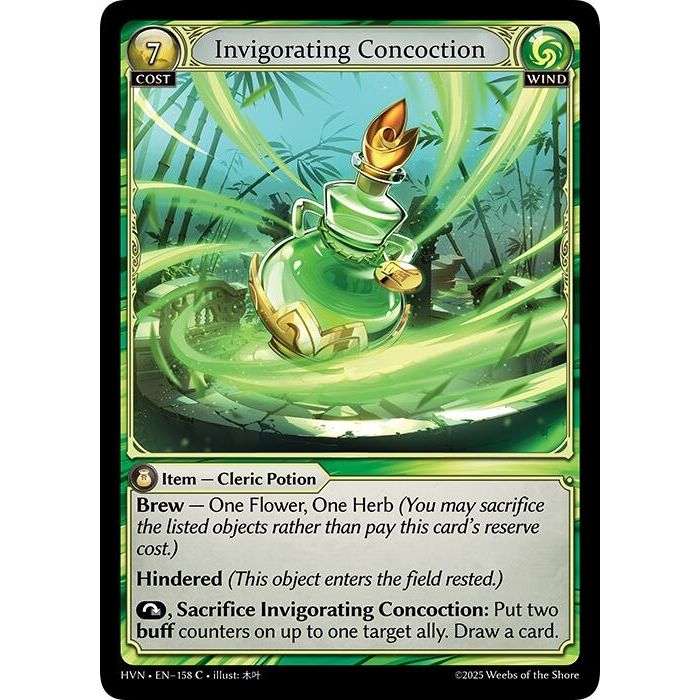 Image for Invigorating Concoction (158) (Abyssal Heaven) - Grand Archive TCG