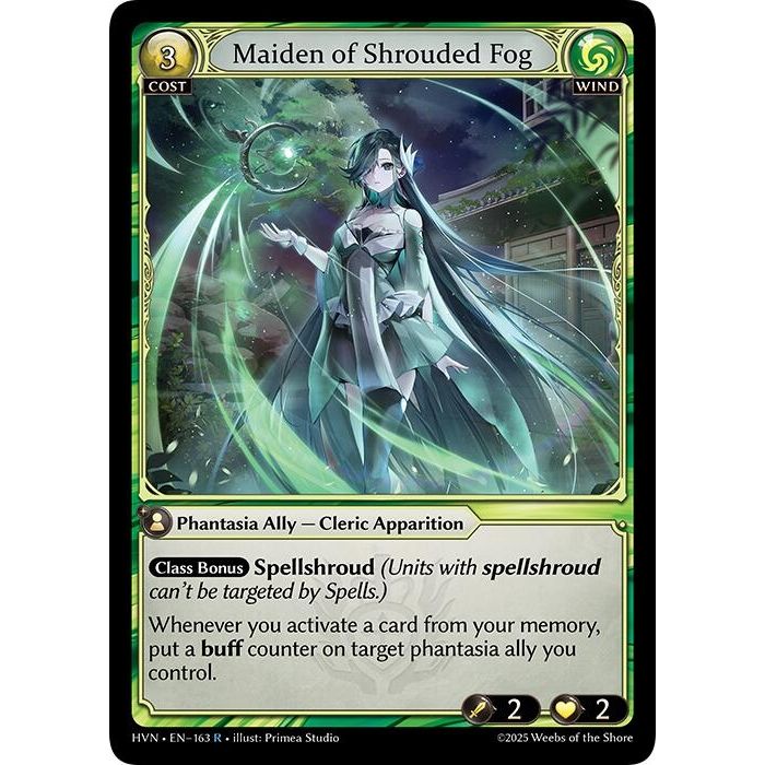 Image for Maiden of Shrouded Fog (163) (Abyssal Heaven) - Grand Archive TCG