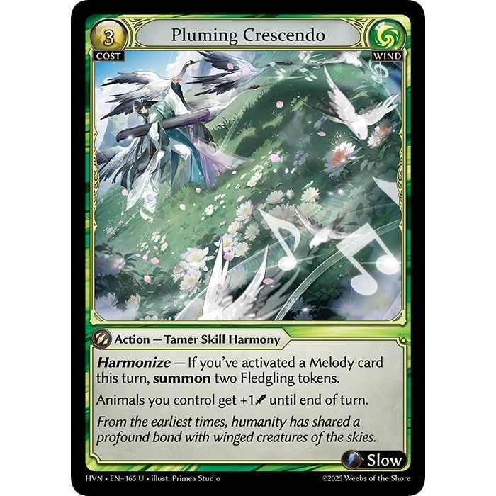 Image for Pluming Crescendo (165) (Abyssal Heaven) - Grand Archive TCG