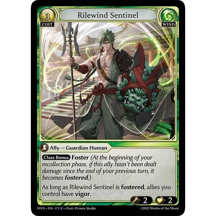 Image for Rilewind Sentinel (171) (Abyssal Heaven) - Grand Archive TCG