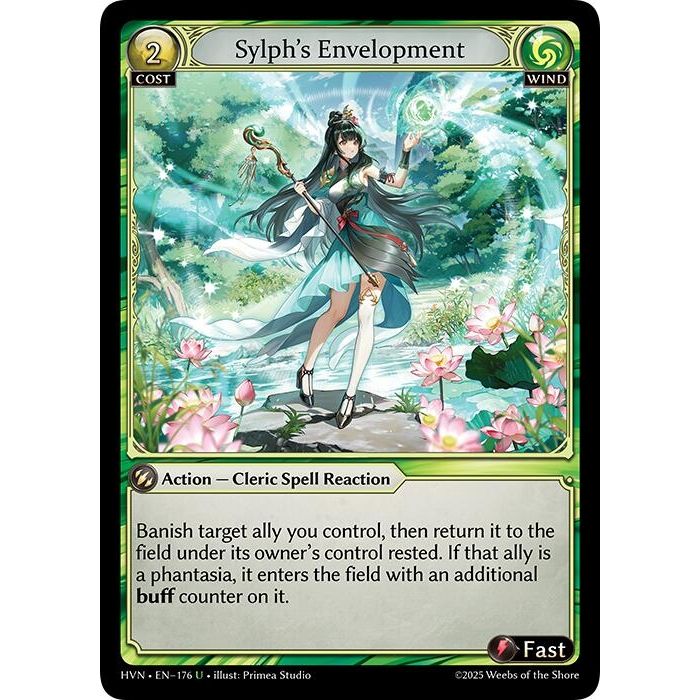 Image for Sylph's Envelopment (176) (Abyssal Heaven) - Grand Archive TCG