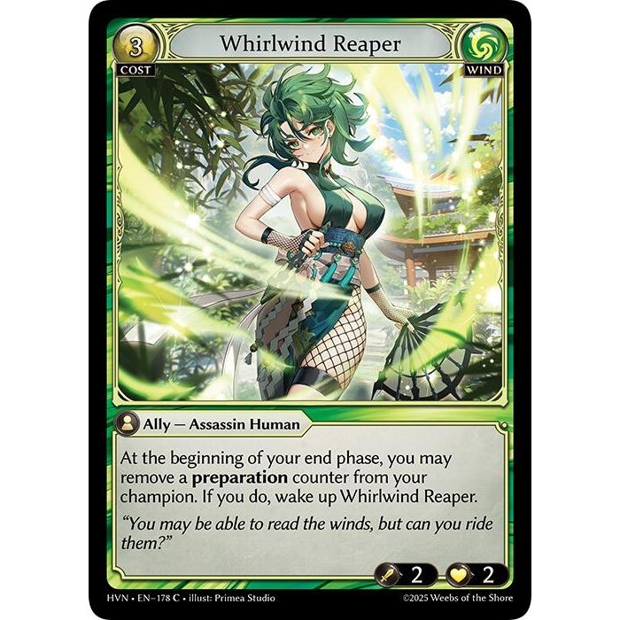 Image for Whirlwind Reaper (178) (Abyssal Heaven) - Grand Archive TCG