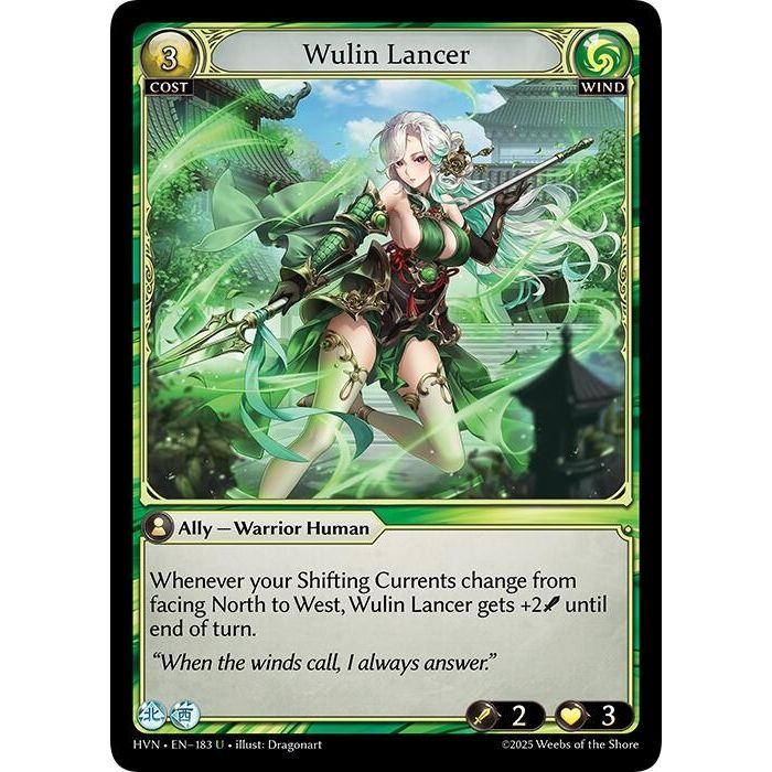 Image for Wulin Lancer (183) (Abyssal Heaven) - Grand Archive TCG