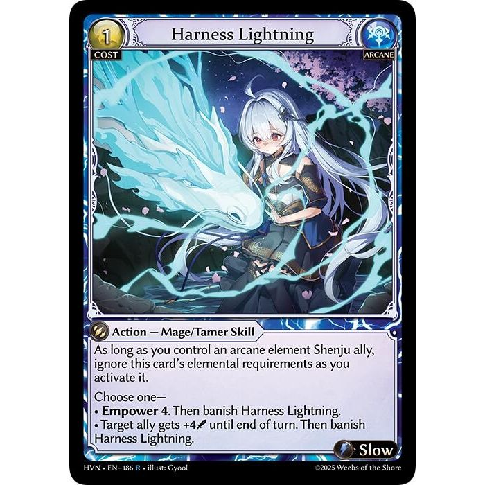 Image for Harness Lightning (186) (Abyssal Heaven) - Grand Archive TCG