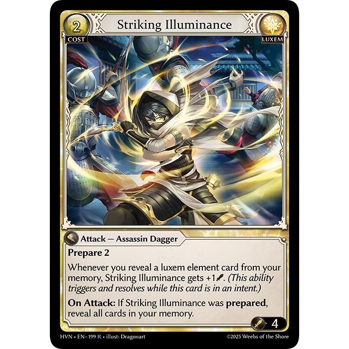 Image for Striking Illuminance (199) (Abyssal Heaven) - Grand Archive TCG
