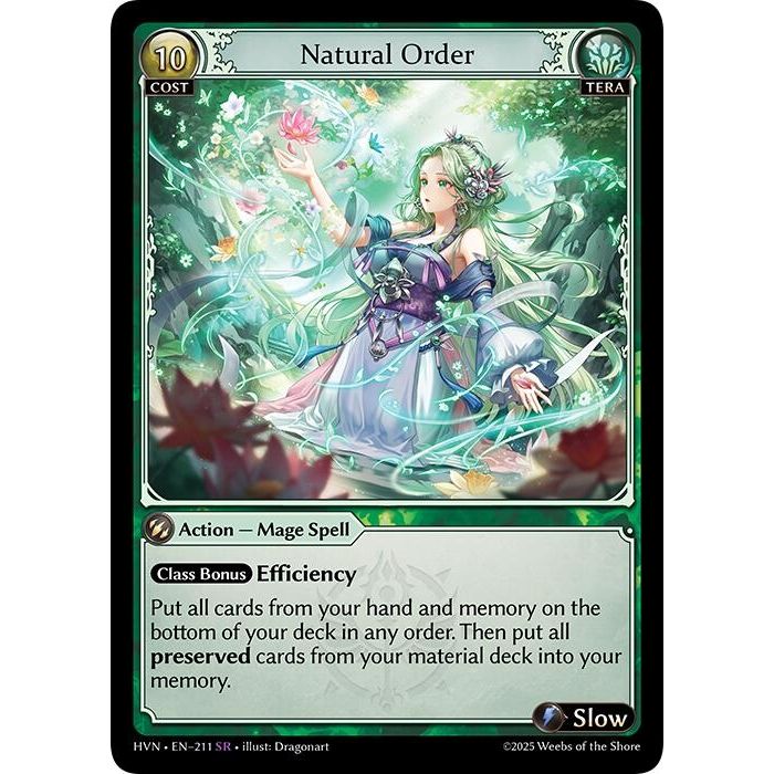 Image for Natural Order (211) (Abyssal Heaven) - Grand Archive TCG