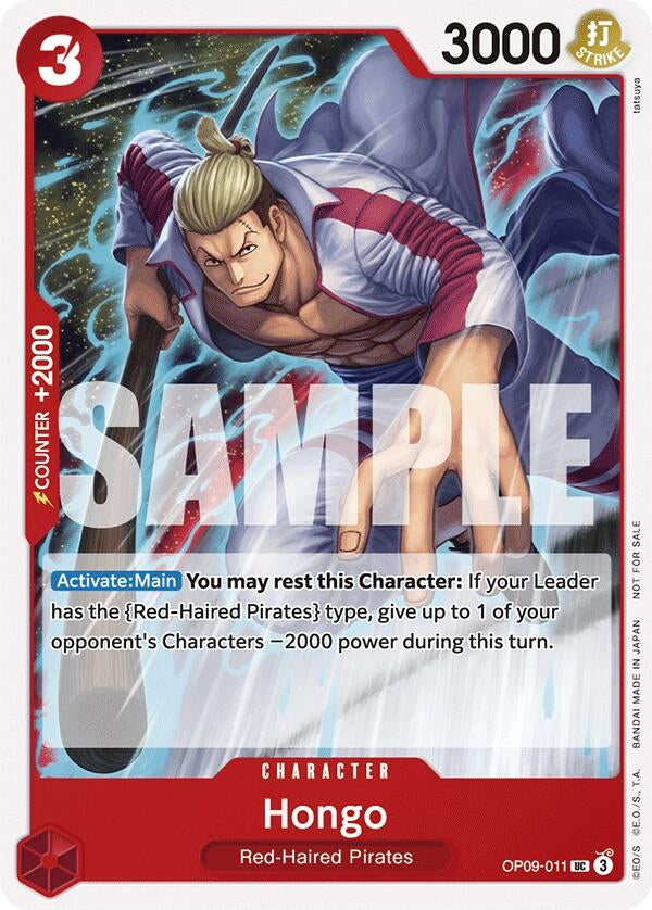 Image for Hongo (Tournament Pack 2025 Vol. 2) (OP09-011) (One Piece Promotion Cards) (OP-PR) - One Piece Card Game