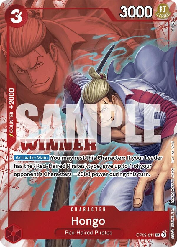 Image for Hongo (Winner Pack 2025 Vol. 2) (OP09-011) (One Piece Promotion Cards) (OP-PR) - One Piece Card Game