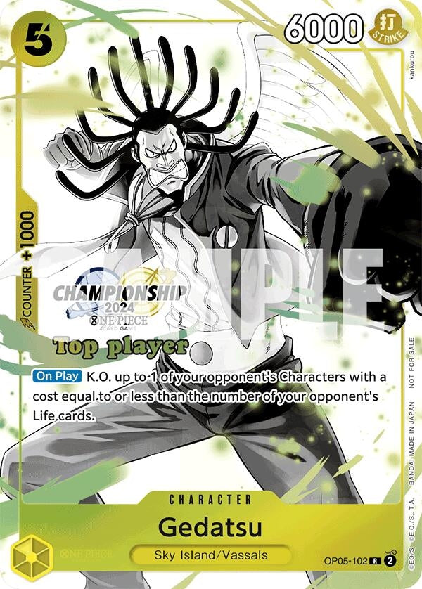Image for Gedatsu (Championship 2024 Top Player Pack Vol. 2) (OP05-102) (One Piece Promotion Cards) (OP-PR) - One Piece Card Game