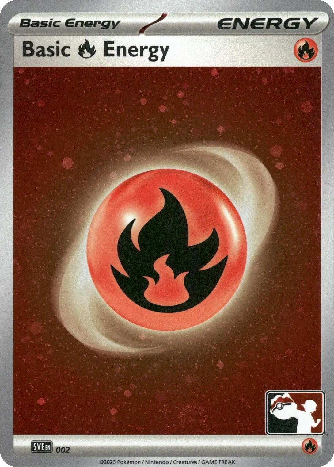 Image for Basic Fire Energy - 002 (Cosmos Holo) (002) (Prize Pack Series Cards) - Pokemon
