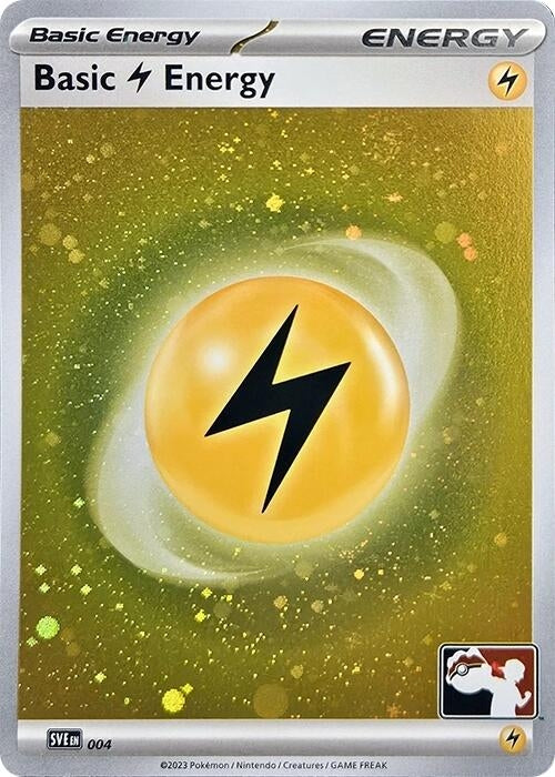 Image for Basic Lightning Energy - 004 (Cosmos Holo) (004) (Prize Pack Series Cards) - Pokemon