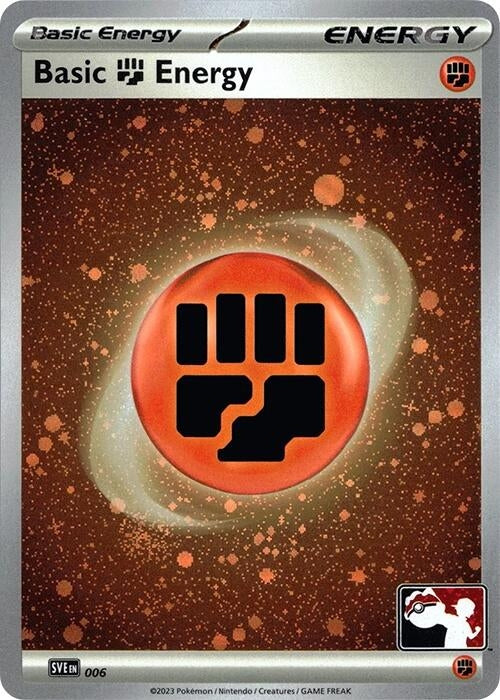 Image for Basic Fighting Energy - 006 (Cosmos Holo) (006) (Prize Pack Series Cards) - Pokemon