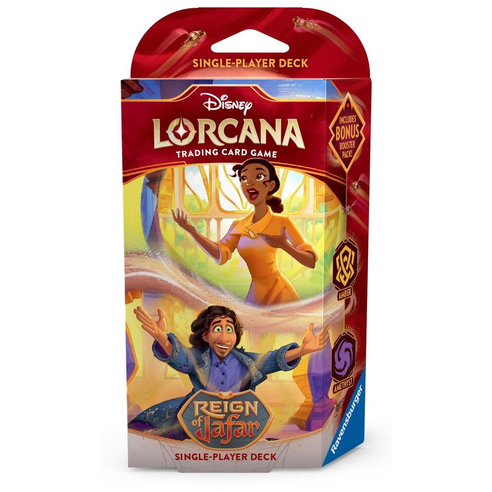 Disney Lorcana TCG - Set 8: Reign of Jafar - Tiana and Bruno Starter Deck (Amber/Amethyst)