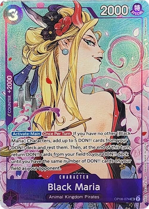 Image for Black Maria (Illustration Box Vol.2) (OP08-074) (One Piece Promotion Cards) (OP-PR) - One Piece Card Game