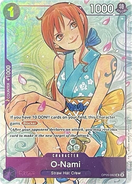 Image for O-Nami (Illustration Box Vol.1) (OP05-062) (One Piece Promotion Cards) (OP-PR) - One Piece Card Game