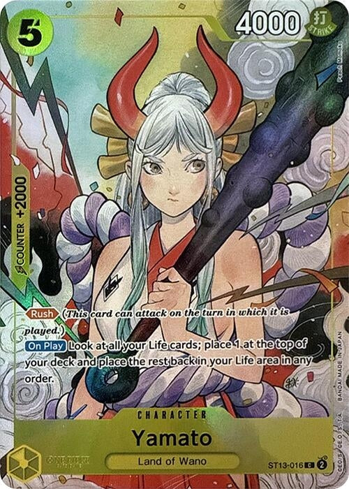 Image for Yamato (Illustration Box Vol.2) (ST13-016) (One Piece Promotion Cards) (OP-PR) - One Piece Card Game