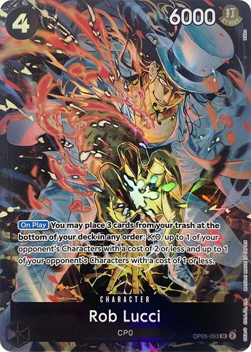 Image for Rob Lucci (Illustration Box EX) (OP05-093) (One Piece Promotion Cards) (OP-PR) - One Piece Card Game