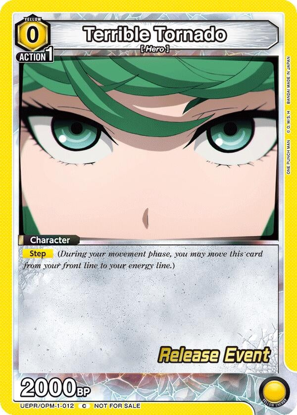 Image for Terrible Tornado (012) (UEPR/OPM-1-012) (UE06BT: One Punch Man Release Event Cards) (UE06BT_RE) - Union Arena