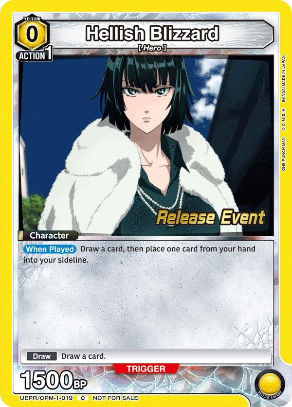Image for Hellish Blizzard (019) (UEPR/OPM-1-019) (UE06BT: One Punch Man Release Event Cards) (UE06BT_RE) - Union Arena