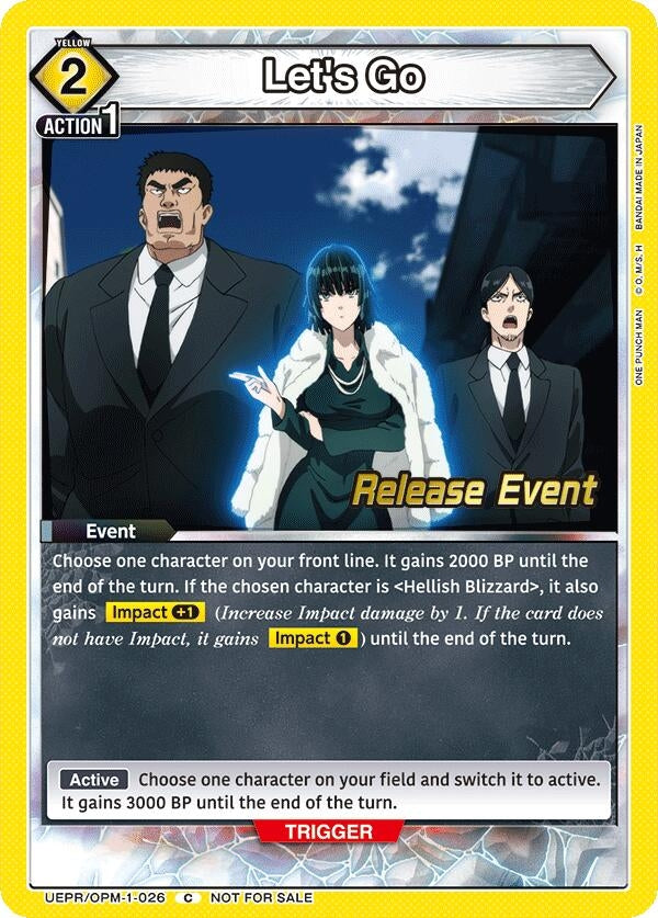 Image for Let's Go (UEPR/OPM-1-026) (UE06BT: One Punch Man Release Event Cards) (UE06BT_RE) - Union Arena