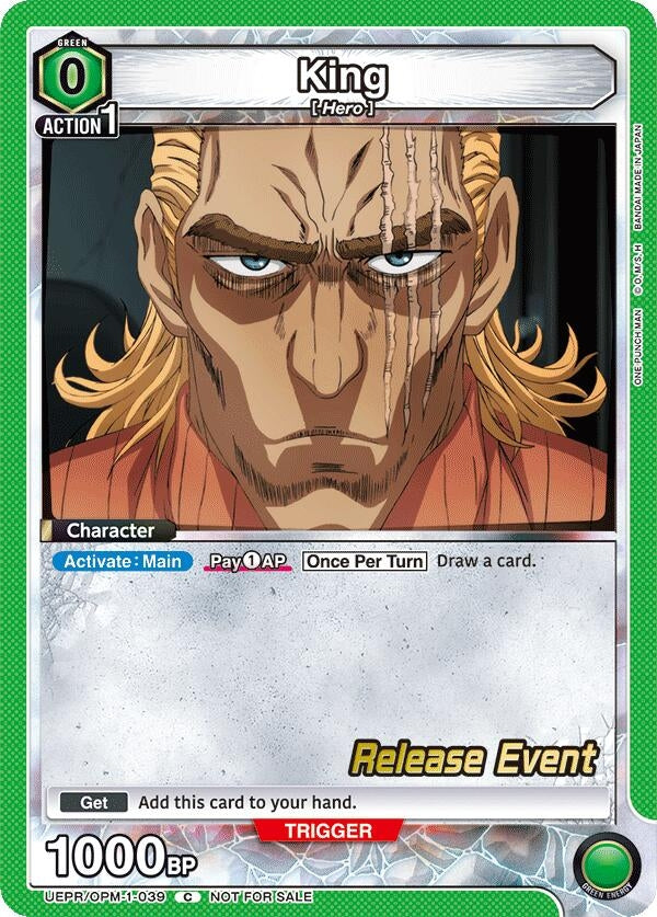Image for King (039) (UEPR/OPM-1-039) (UE06BT: One Punch Man Release Event Cards) (UE06BT_RE) - Union Arena