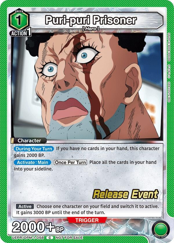 Image for Puri-puri Prisoner (UEPR/OPM-1-058) (UE06BT: One Punch Man Release Event Cards) (UE06BT_RE) - Union Arena
