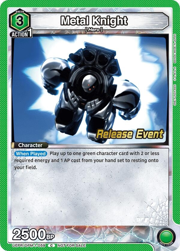 Image for Metal Knight (UEPR/OPM-1-059) (UE06BT: One Punch Man Release Event Cards) (UE06BT_RE) - Union Arena