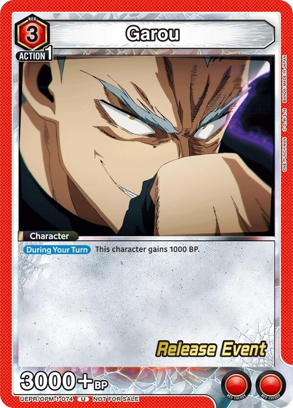 Image for Garou (074) (UEPR/OPM-1-074) (UE06BT: One Punch Man Release Event Cards) (UE06BT_RE) - Union Arena