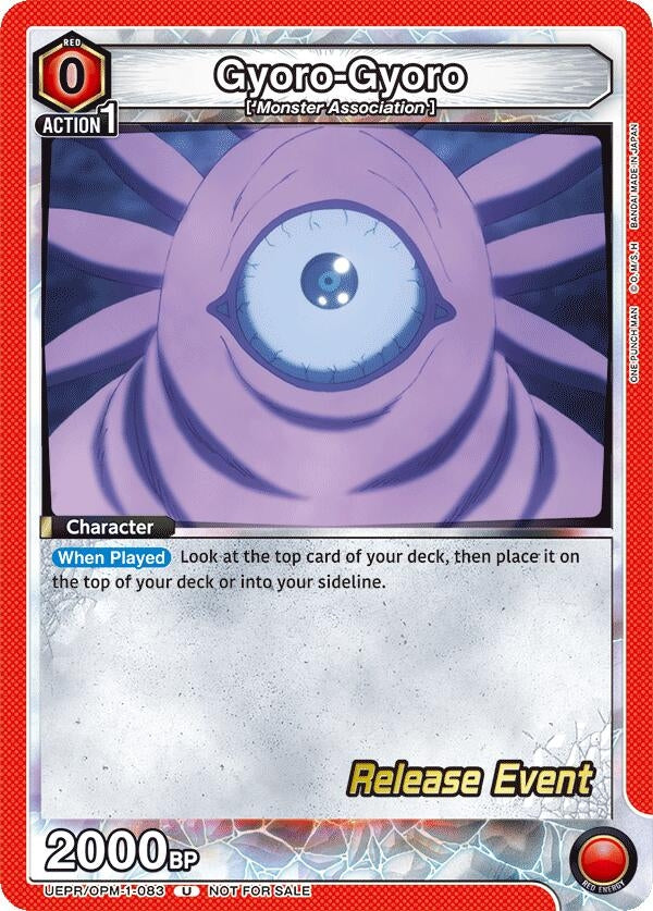 Image for Gyoro-Gyoro (UEPR/OPM-1-083) (UE06BT: One Punch Man Release Event Cards) (UE06BT_RE) - Union Arena