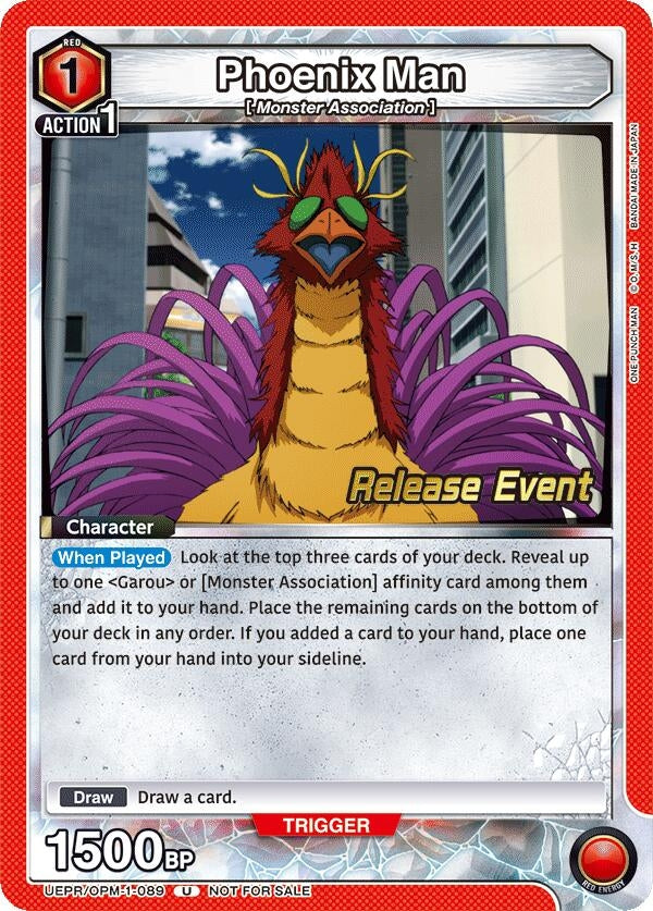 Image for Phoenix Man (UEPR/OPM-1-089) (UE06BT: One Punch Man Release Event Cards) (UE06BT_RE) - Union Arena
