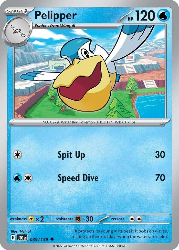 Image for Pelipper (039/159) (SV09: Journey Together) - Pokemon