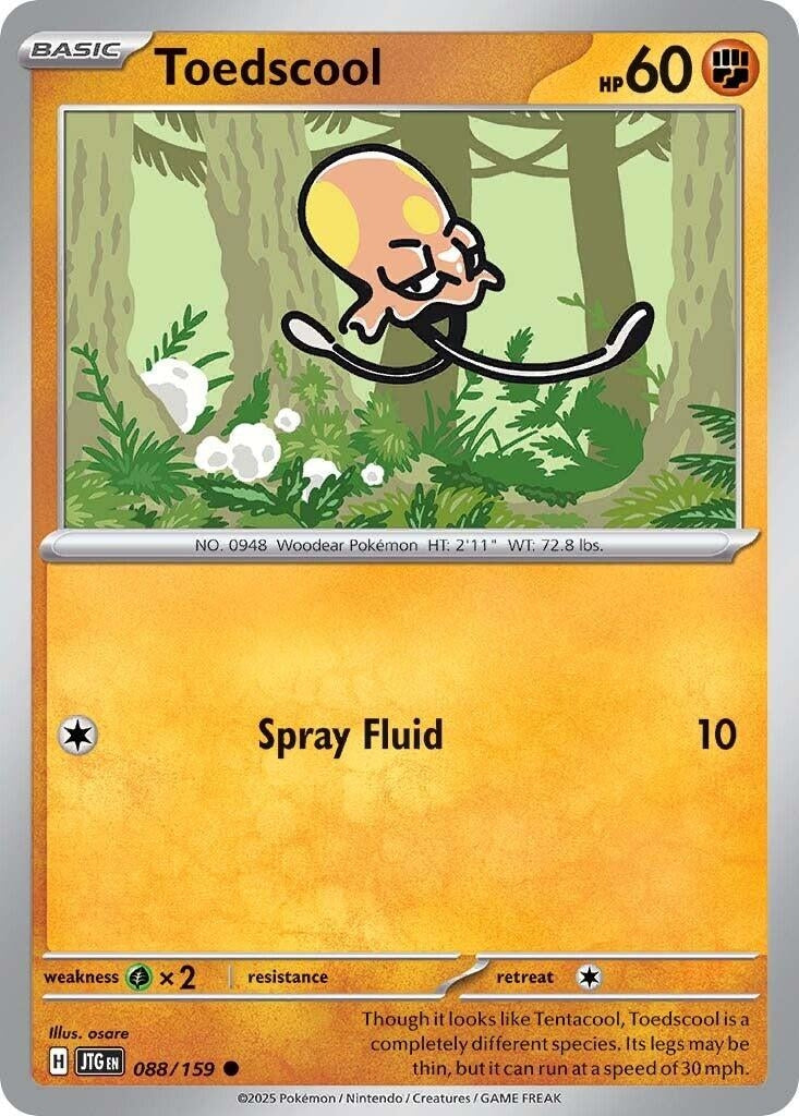 Image for Toedscool (088/159) (SV09: Journey Together) - Pokemon