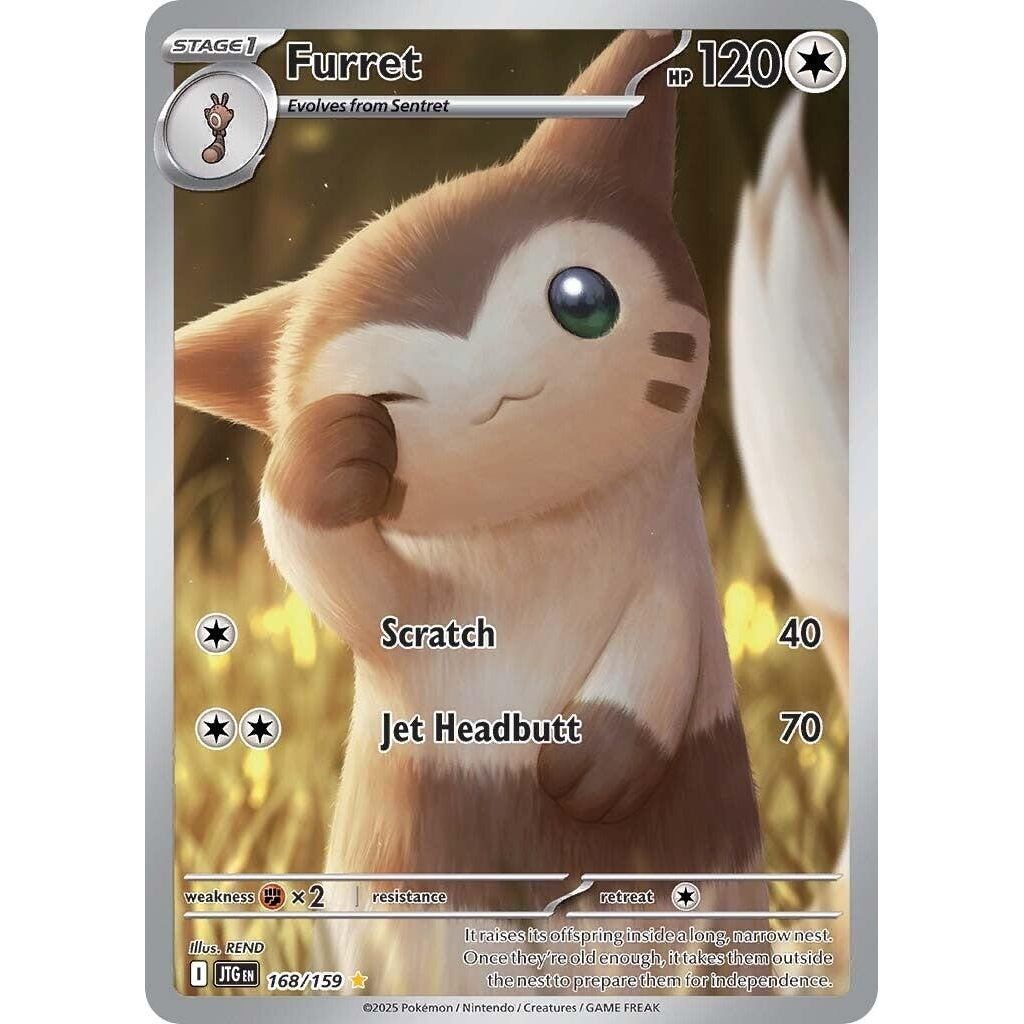 Image for Furret (168/159) (SV09: Journey Together) - Pokemon