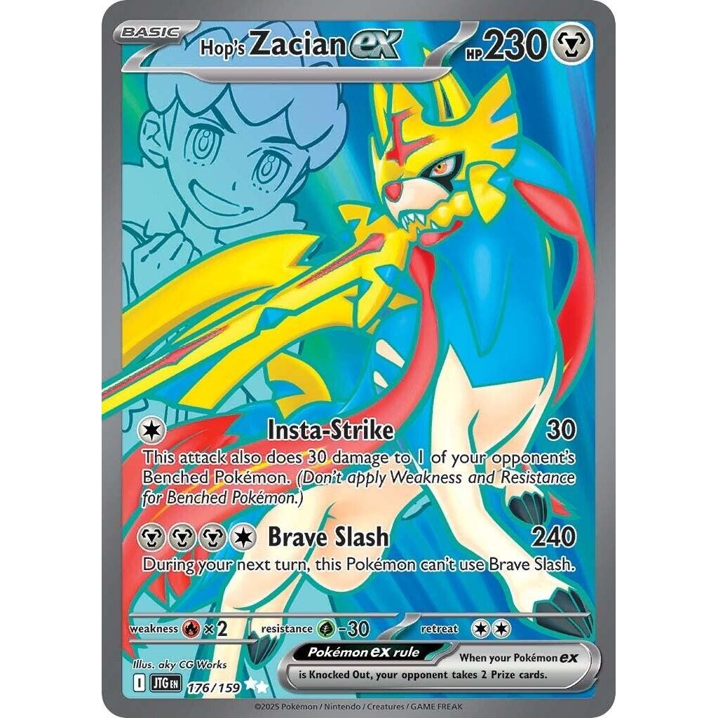Hop's Zacian ex (176/159) (SV09: Journey Together) - PokeBox USA