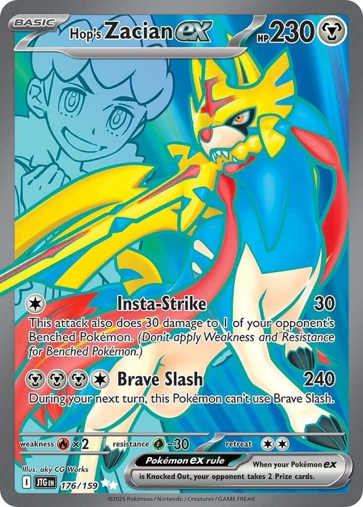 Hop's Zacian ex (176/159) (SV09: Journey Together) - PokeBox USA