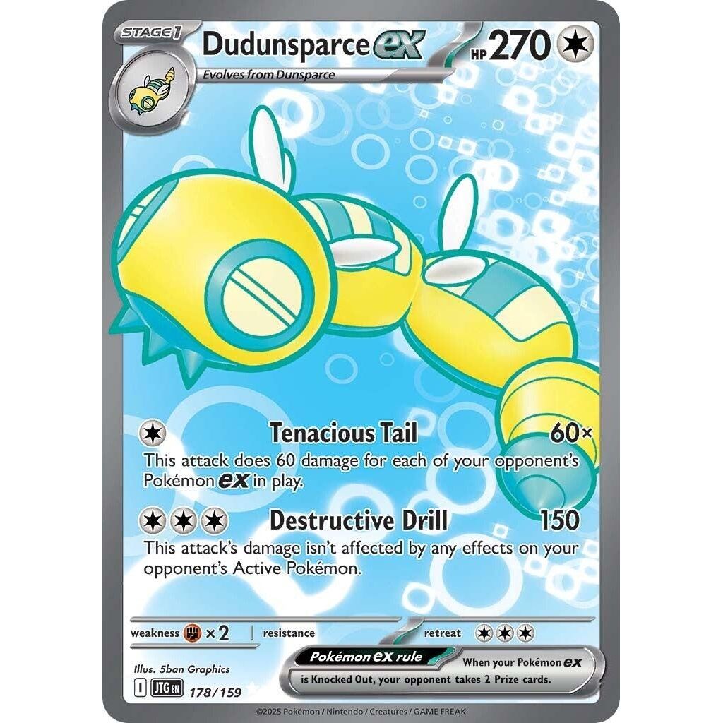 Dudunsparce ex (178/159) (SV09: Journey Together) - PokeBox USA