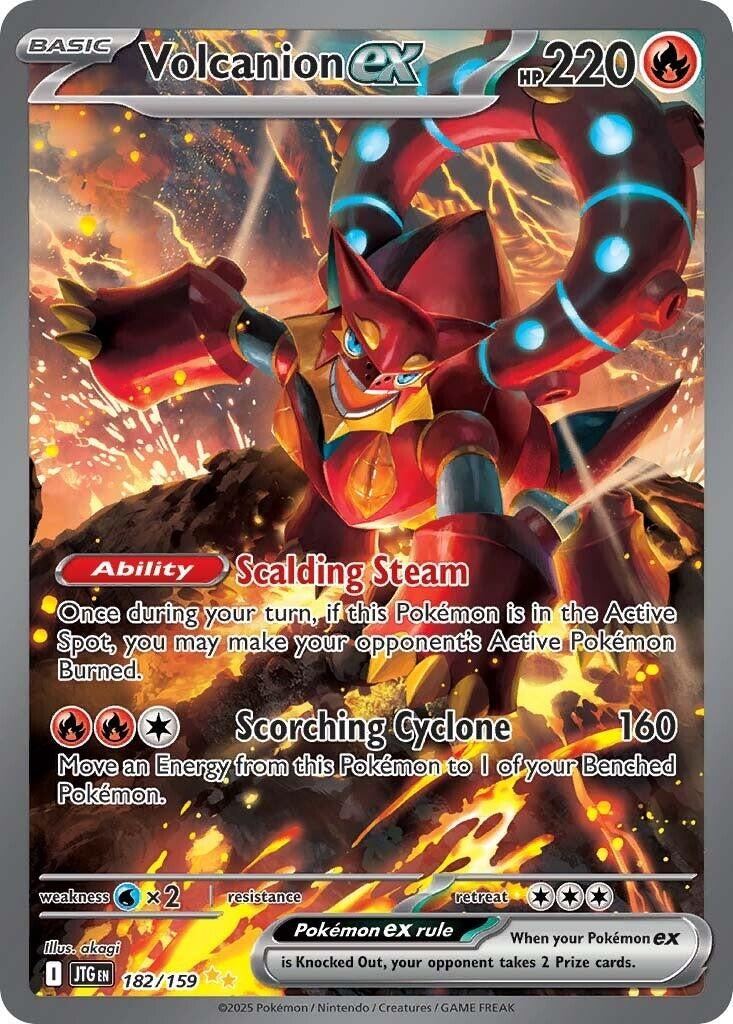 Volcanion ex (182/159) (SV09: Journey Together)