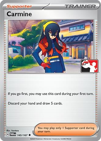 Image for Carmine (145/167) (Prize Pack Series Cards) - Pokemon