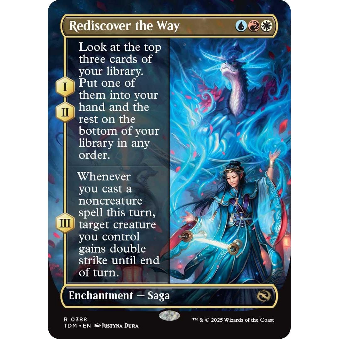 Rediscover the Way (Borderless) (388) (Tarkir: Dragonstorm) - PokeBox USA