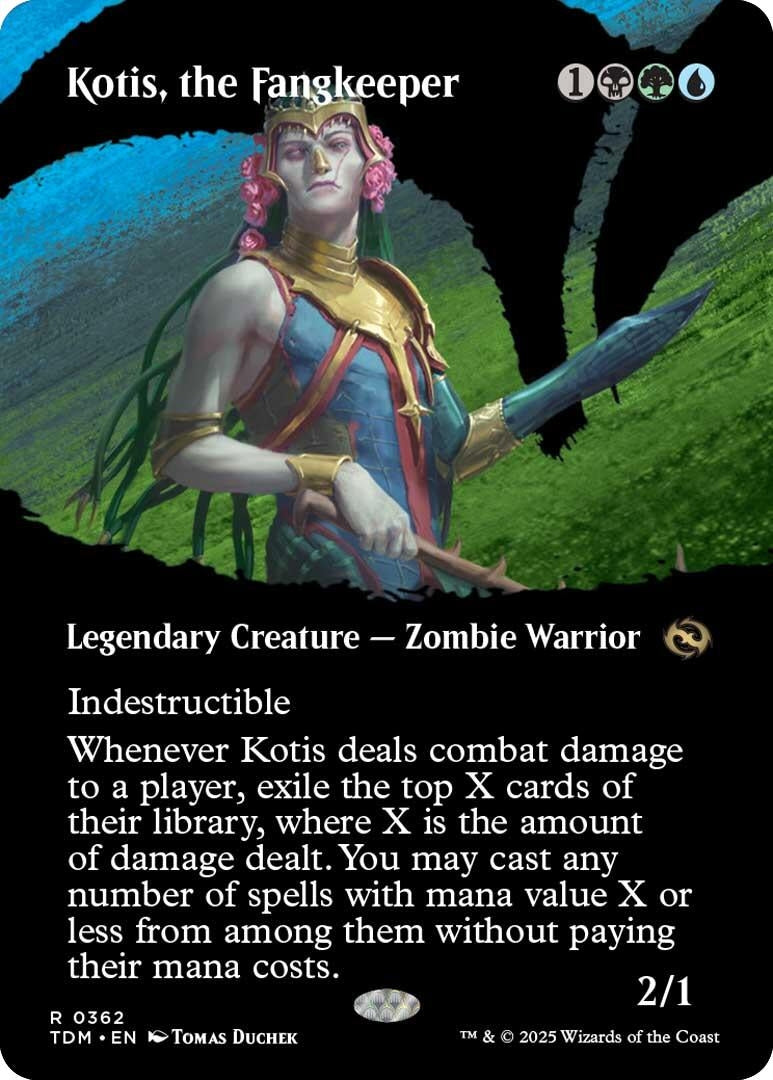 Kotis, the Fangkeeper (Borderless) (362) (Tarkir: Dragonstorm)