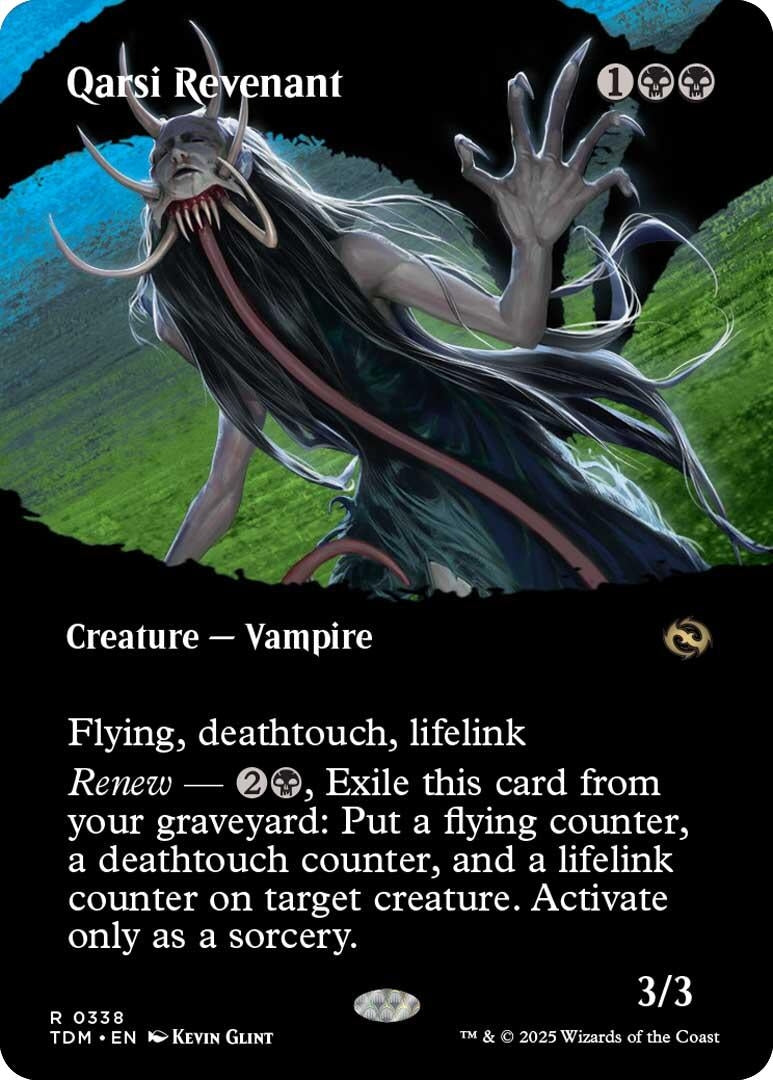 Qarsi Revenant (Borderless) (338) (Tarkir: Dragonstorm) - PokeBox USA