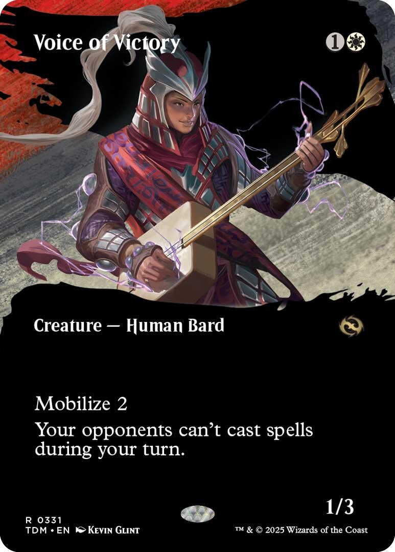 Voice of Victory (Borderless) (331) (Tarkir: Dragonstorm)