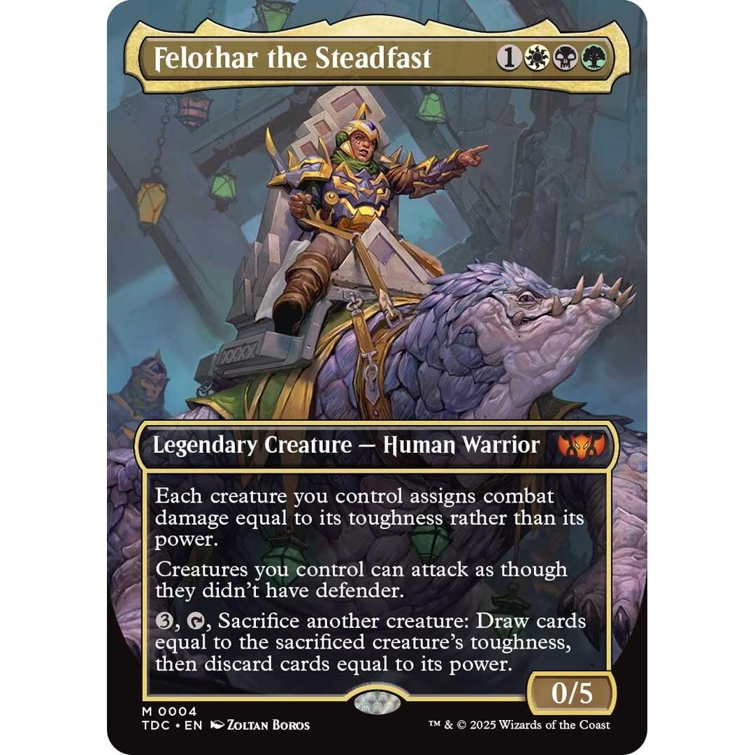 Felothar the Steadfast (Borderless) (4) (Tarkir: Dragonstorm) - PokeBox USA