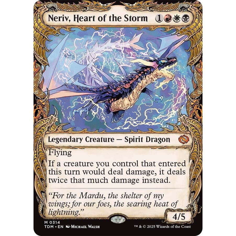 Neriv, Heart of the Storm (Showcase) (314) (Tarkir: Dragonstorm) - PokeBox USA