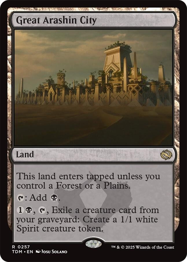 Great Arashin City (257) (Tarkir: Dragonstorm)