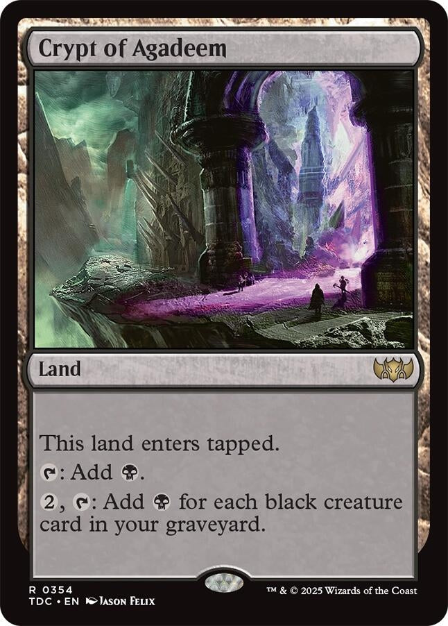 Crypt of Agadeem (354) (Tarkir: Dragonstorm)