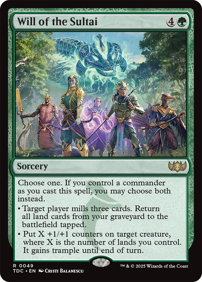 Will of the Sultai (49) (Tarkir: Dragonstorm) - PokeBox USA