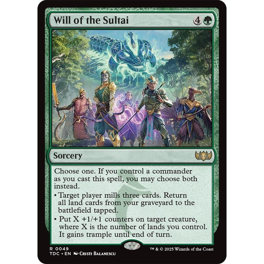 Will of the Sultai (49) (Tarkir: Dragonstorm) - PokeBox USA