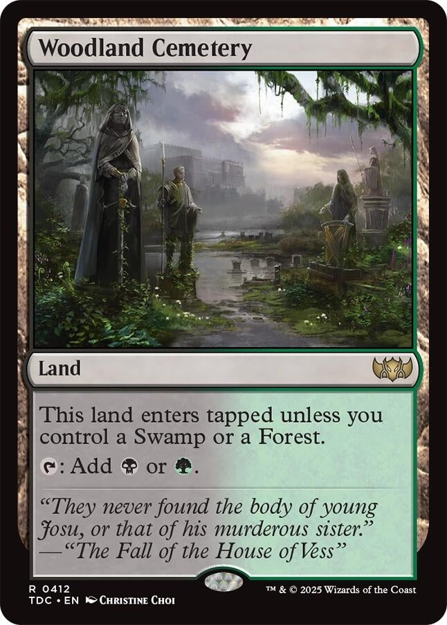 Woodland Cemetery (412) (Tarkir: Dragonstorm)